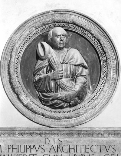 Byst av Filippo Brunelleschi (1377-1446) av Andrea di Lazzaro Cavalcanti