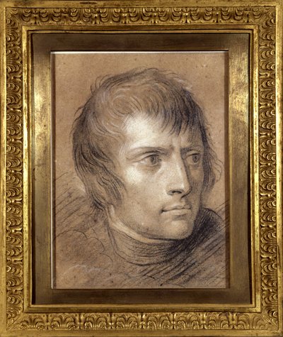 Napoleon Bonaparte (1769-1821), förste konsul, 1803 (teckning) av Andrea the Elder Appiani