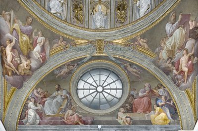 Saint Augustine och Saint Hieronymus, 1792-95 av Andrea the Elder Appiani