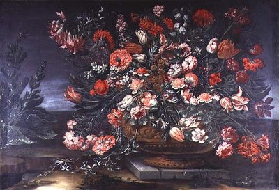 Stilleben av blommor av Andrea the Elder Scacciati