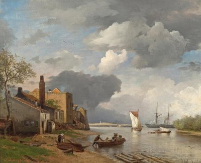 A. Achenbach, klart väder av Andreas Achenbach