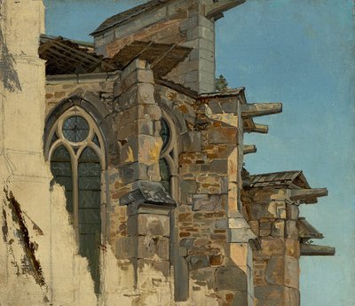 Tyska: Altenbergkatedralen (Studie) av Andreas Achenbach
