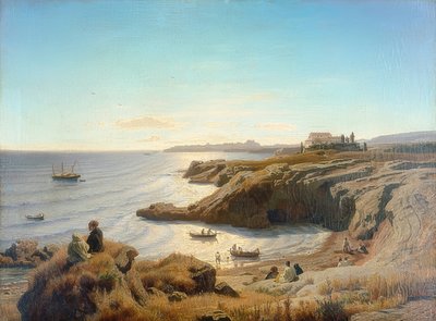 Syrakusa kusten. 1861 av Andreas Achenbach