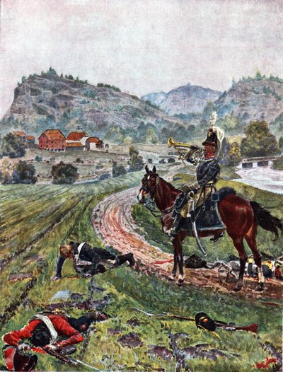Bloch - Slaget vid Berby 1808 av Andreas Bloch