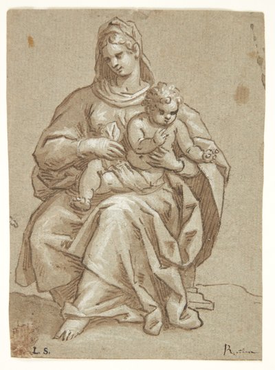 Mary med barnet av Andreas Bodan II