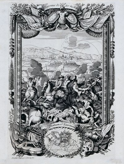 Prins Eugen av Savojens seger i Italien av Andreas Matthias Wolffgang