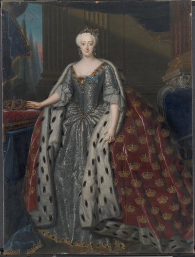 Sophie Magdalena, drottning av Christian VI av Andreas Møller