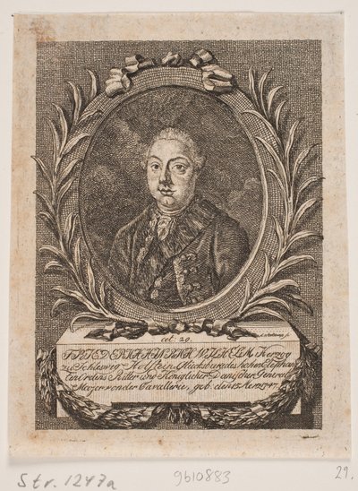 Hertig Frederik Henrik Vilhelm av Lyksburg av Andreas Støttrup
