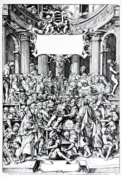 Plattorna från Epitome of the De Humani Corporis Fabrica av Andreas Vesalius