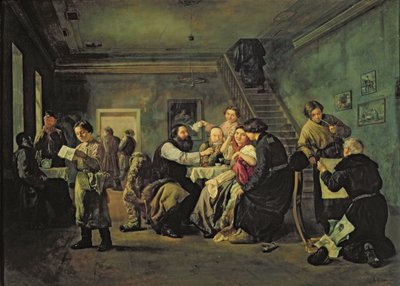 Ett ätande hus, 1859 av Andrei Andreevich Popov