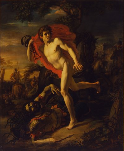 En ung mans hjältedåd i Kiev år 968, 1810 av Andrei Ivanovich Ivanov
