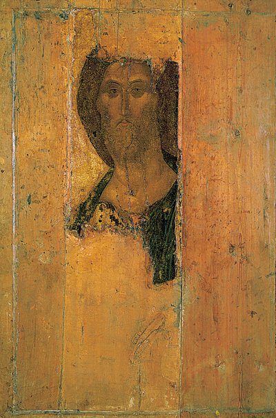 Salvator Mundi Världens frälsare, c1410. av Andrei Rublev