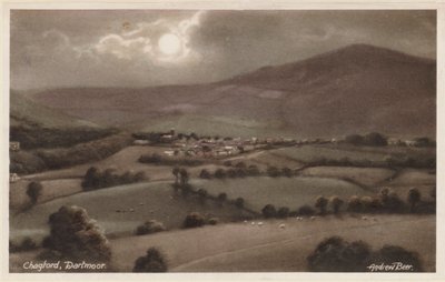 Chagford, Dartmoor (färgfoto) av Andrew Beer