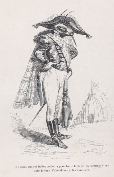 Han hade bara sina vackra färger... från Scener ur det privata och offentliga livet i..., ca. 1837-47. av Andrew Best Leloir