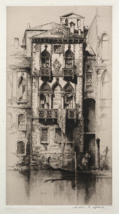 Contanni Palace, Venedig av Andrew F. Affleck