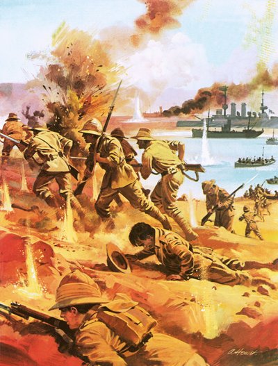 Invasionen i Gallipoli av Andrew Howat