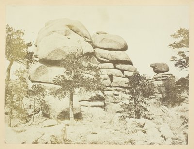 Granitklippan, Buford Station, Laramie Mountains av Andrew Joseph Russell