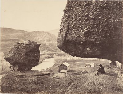Hanging Rock, vid foten av Echo Canyon av Andrew Joseph Russell