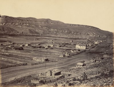 Plåt 36. Coalville, Weber Valley,1869 (foto) av Andrew Joseph Russell