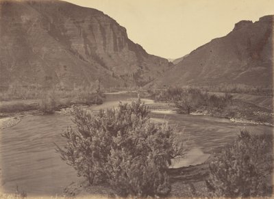 Plåt 37. Wilhelmina Pass, från öster,1869 (foto) av Andrew Joseph Russell