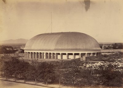 Plåt 50. Mormonernas stora tabernakel,1869 (foto) av Andrew Joseph Russell