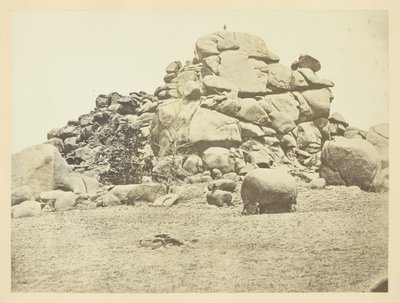 Skull Rock, (Granit) Sherman Station, Laramie Mountains av Andrew Joseph Russell
