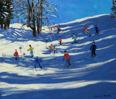 Blå skuggor, Morzine av Andrew Macara