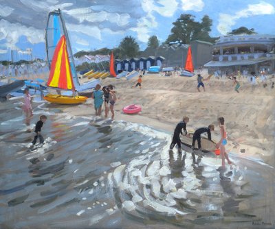 Segelbåtar, 2009 (olja på duk) av Andrew Macara