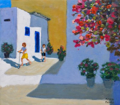 Scooter Kids, Symi, Grekiska öarna, 2018, av Andrew Macara