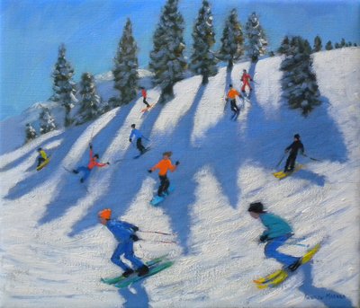 Skidåkare, Lofer, 2010 av Andrew Macara