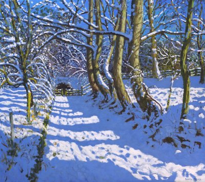 Tunneln, Calke Abbey, Ticknall, Derby, 2021 (olja på duk) av Andrew Macara