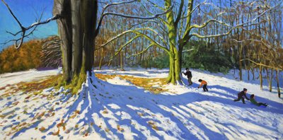 Top of Allestree Park, 2014 (olja på duk) av Andrew Macara