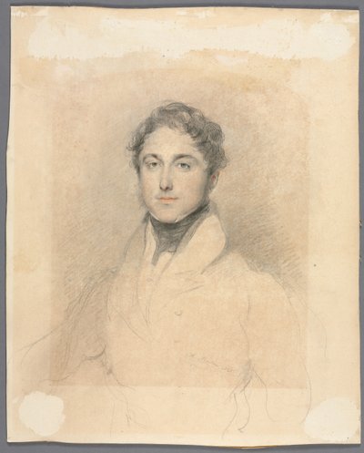 Porträtt av en man, 1828. av Andrew Morton