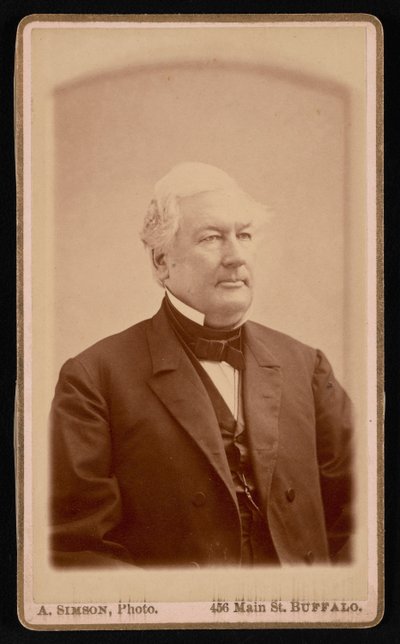 Porträtt av Millard Fillmore 1800-1874, före 1874. av Andrew Simson