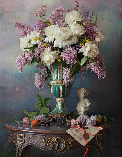 Elegant blomsterstilleben av Andrey Morozov