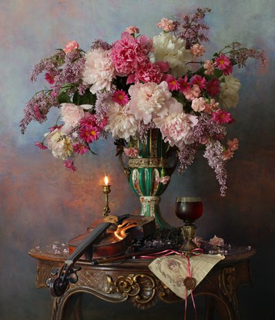 Romantisk pionviolin av Andrey Morozov