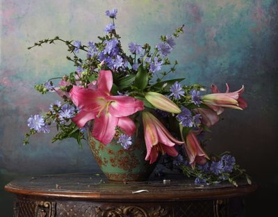 Stilleben med blommor av Andrey Morozov