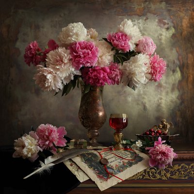Stilleben med blommor av Andrey Morozov