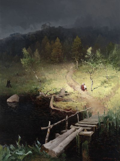 Före stormen, 1918 av Andrey Nikolayevich Shilder