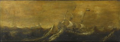 Skeppar i en storm av Andries van Eertvelt (attributed to)