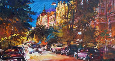 En livfull stadsnatt av Andrii Kutsachenko