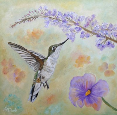En klunk kolibri-nektar av Angeles M. Pomata