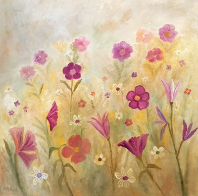 Ett färgsprakande blomfält av Angeles M. Pomata