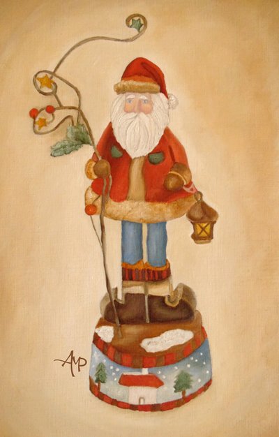 En fantasifull jultomte av Angeles M. Pomata