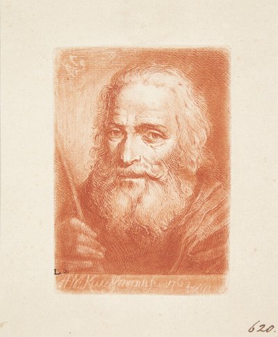 Den skäggige gubben av Angelica Kauffmann