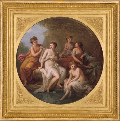 Diana och hennes nymfer badar av Angelica Kauffmann