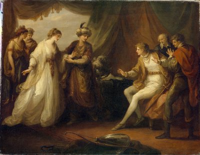 Eleanor återuppstår (eller Alienor av Kastilien av Angelica Kauffmann
