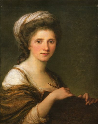 Tyska: Selbstbildnis Självporträtt av Angelica Kauffmann