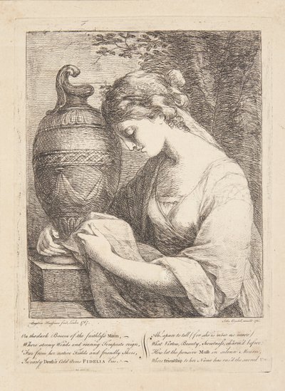 Kvinnan vid urnan av Angelica Kauffmann