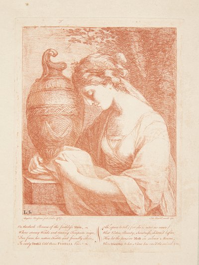 Kvinnan vid urnan av Angelica Kauffmann